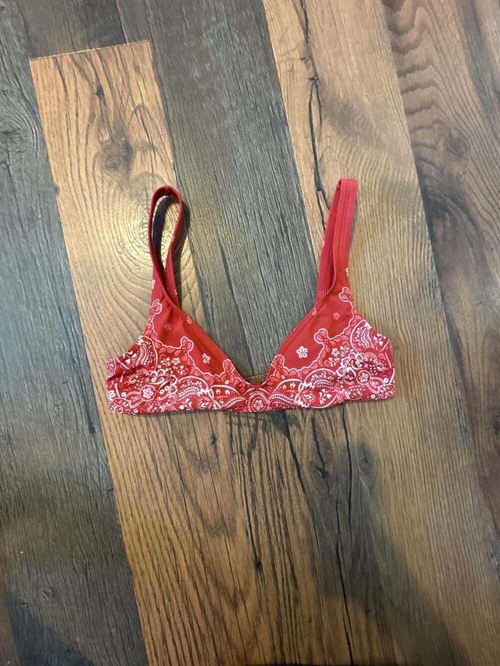 Zimmermann Bandana Paisley Bikini Top Size 6-8